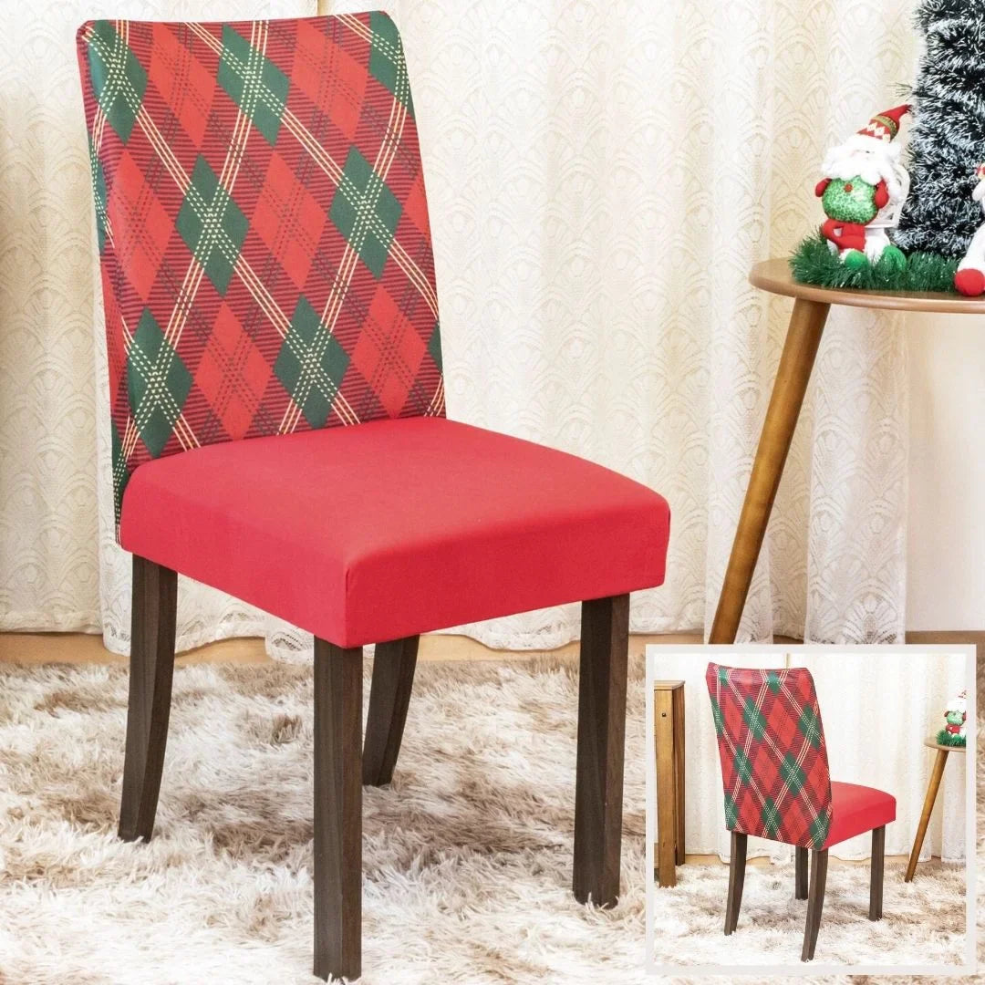 Capa de Cadeira de Natal - Charme Natalino