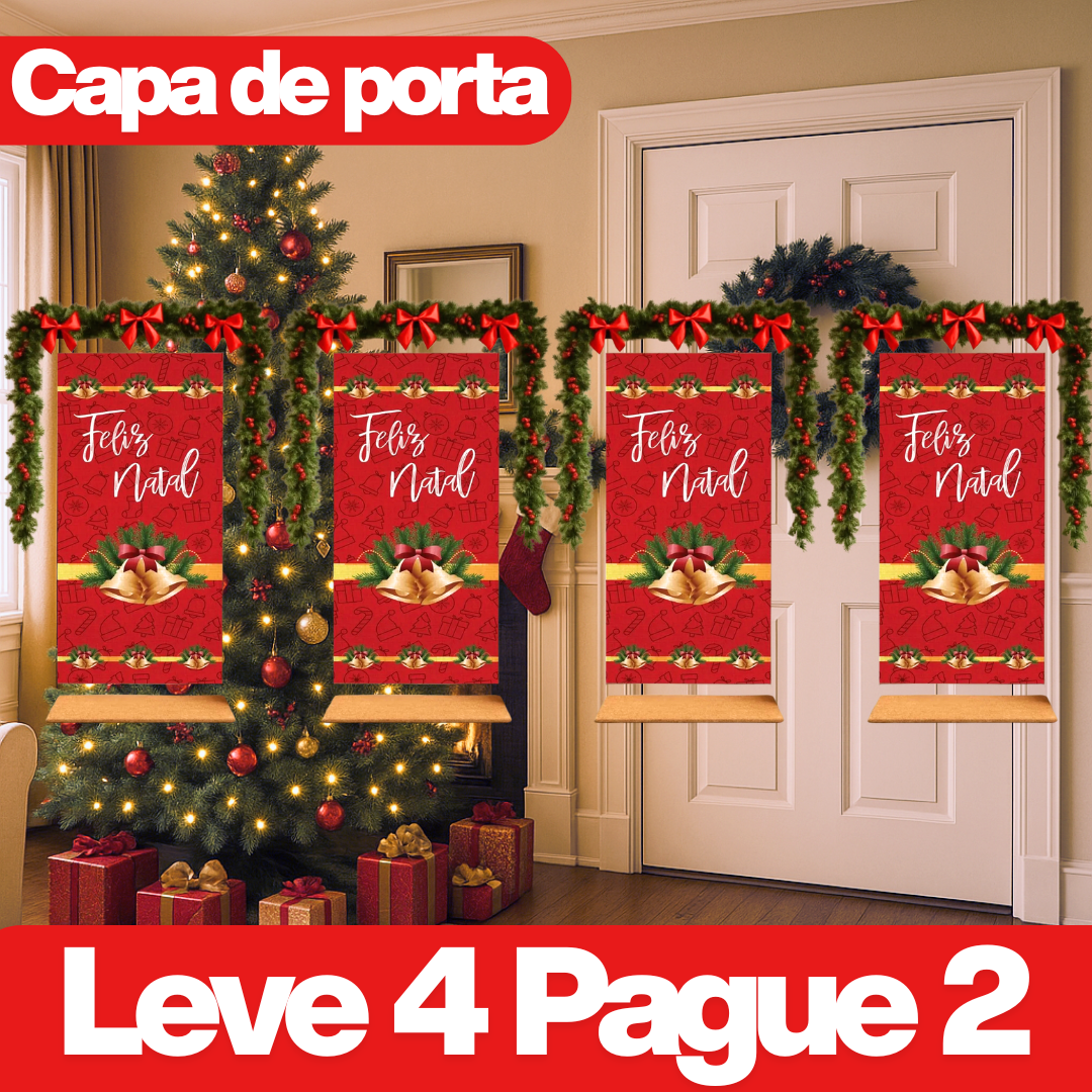 Encanto Natalino – Capa de Porta Premium