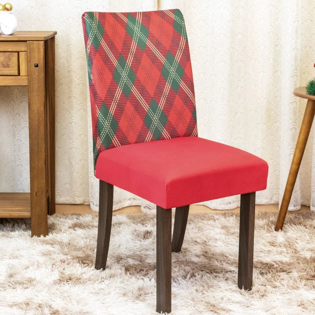 Capa de Cadeira de Natal - Charme Natalino