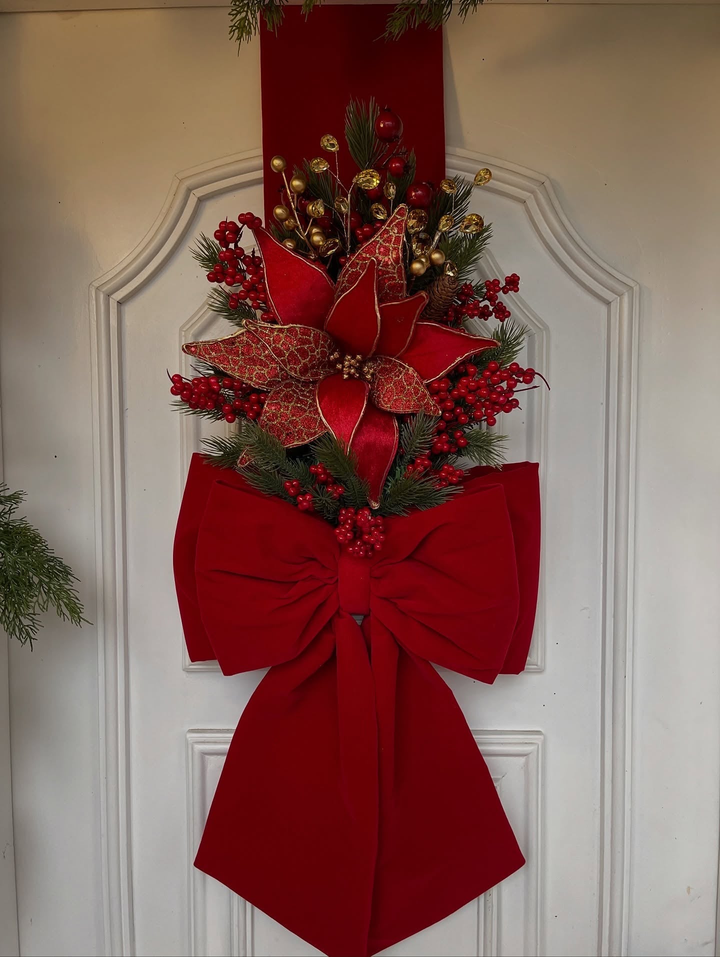 Escapulário Natalino de Veludo 2,10x 40cm