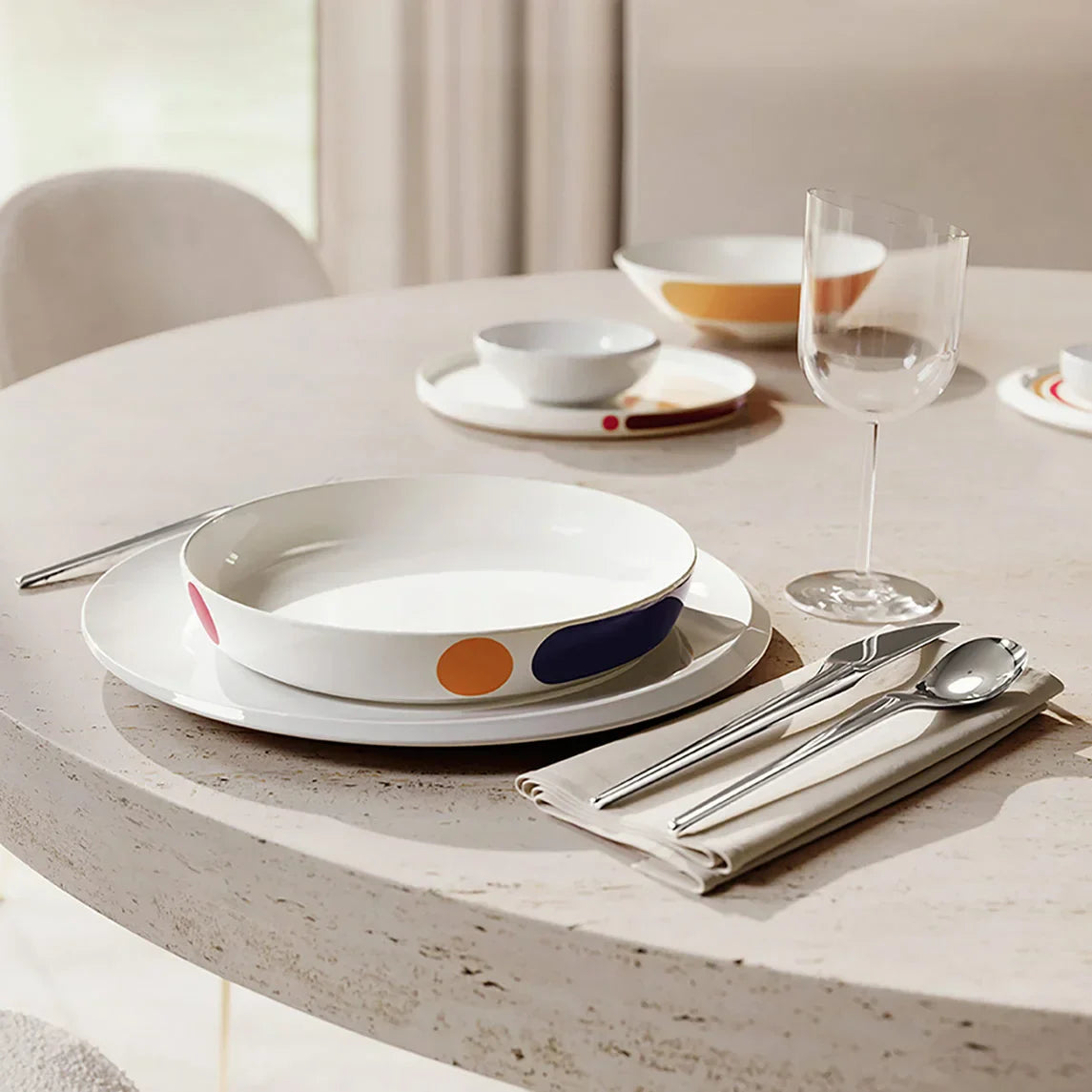 Conjunto de Jantar para 2 Pessoas - La Boule 7 Peças - (Promoção de Outubro)