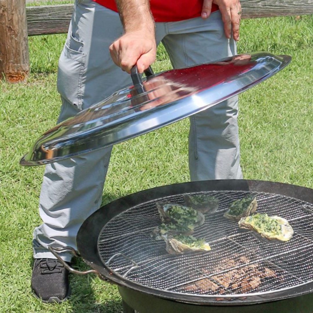 Tampa Discada de aço inoxidável