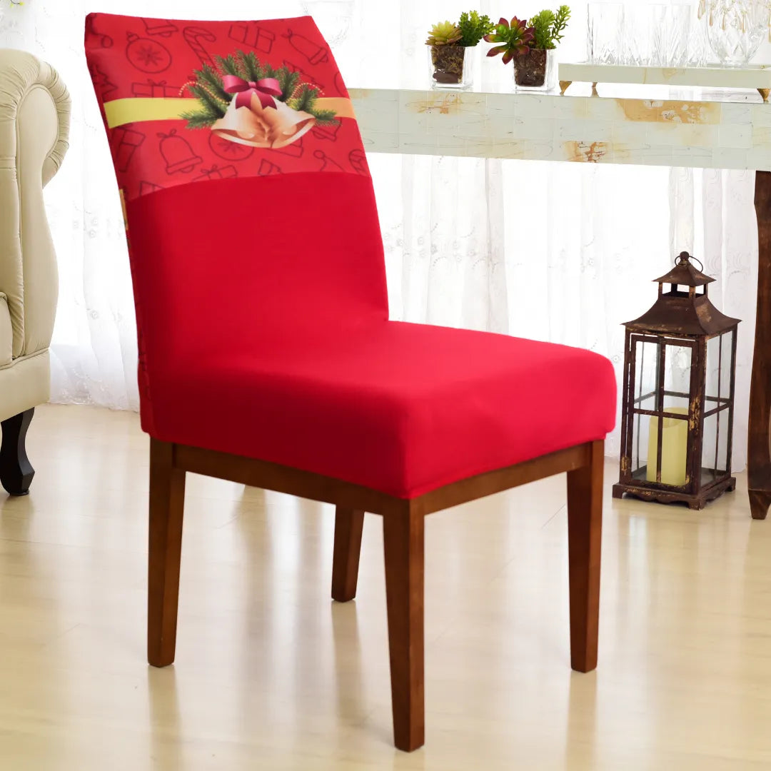 Capa de Cadeira de Natal - Sinos