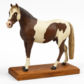 Miniatura Cavalo Pampa – Escultura Artesanal em Resina