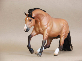 Escultura Kiger Mustang Cavalo Marrom