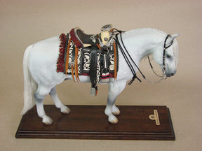 Escultura Cavalo Branco
