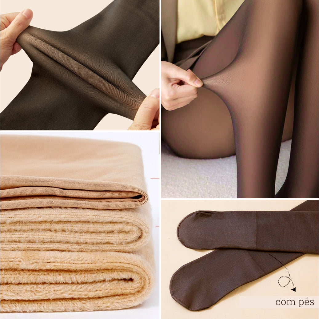 Meia calça de Lã Translúcida - Pague 1 e Leve 2