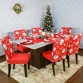 Capa de Cadeira de Natal - Ho Ho Ho