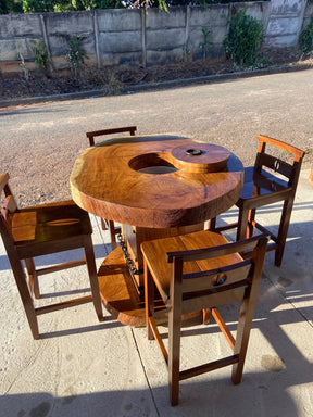 Mesa Cooler Rústica em Madeira Nobre – Edição Exclusiva