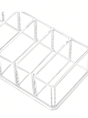 Organizador de Cosméticos em Acrílico Transparente 8 Compartimentos